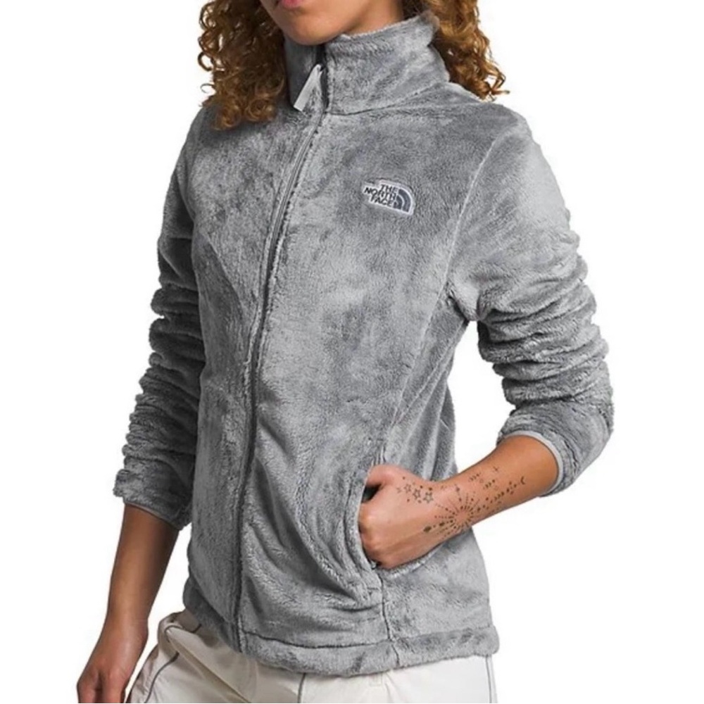 The North Face Women's Soft Gray Teddy Jacket